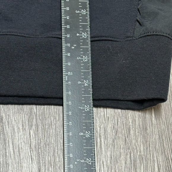 LCKR Tech Jacket Womens Small Black Pullover Quarter Zip Hood Pocket Heavyweight - Picture 8 of 8